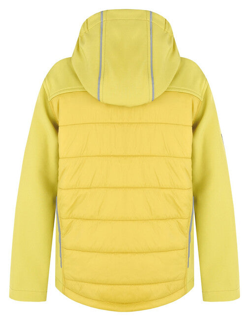 HUSKY Swany K otroška podložena softshell jakna, lime zelena