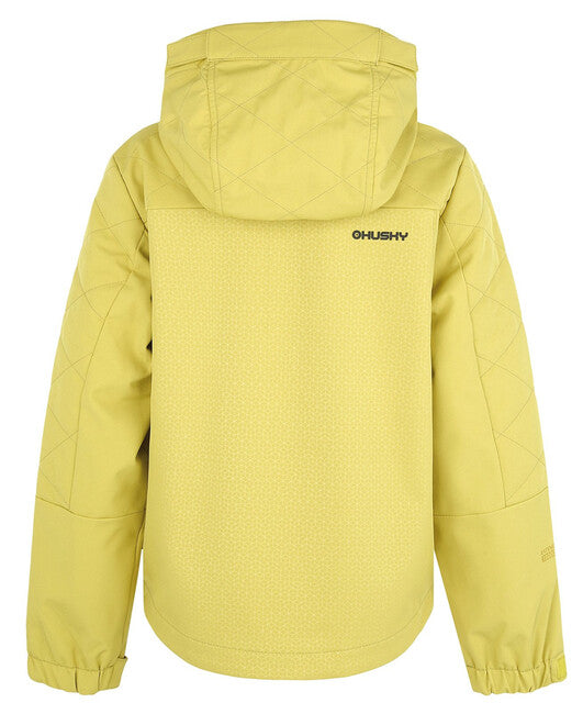 HUSKY Salex K softshell jakna otroška, rumena zelena