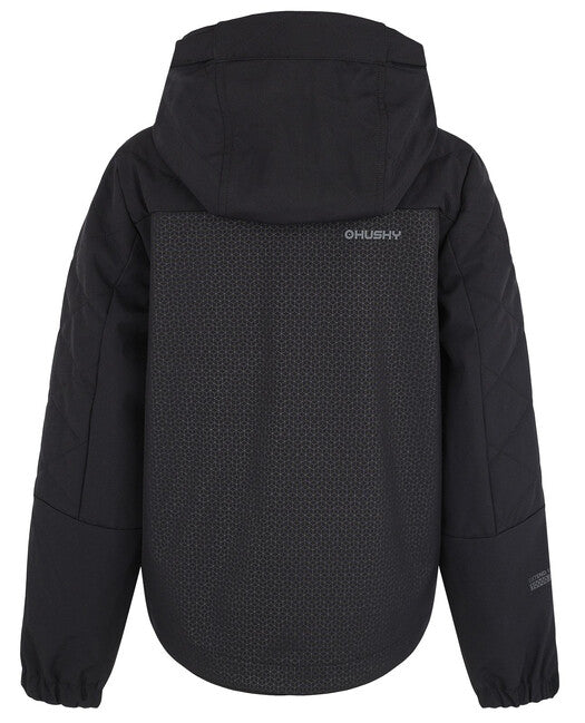 HUSKY Salex K softshell jakna otroška, črna