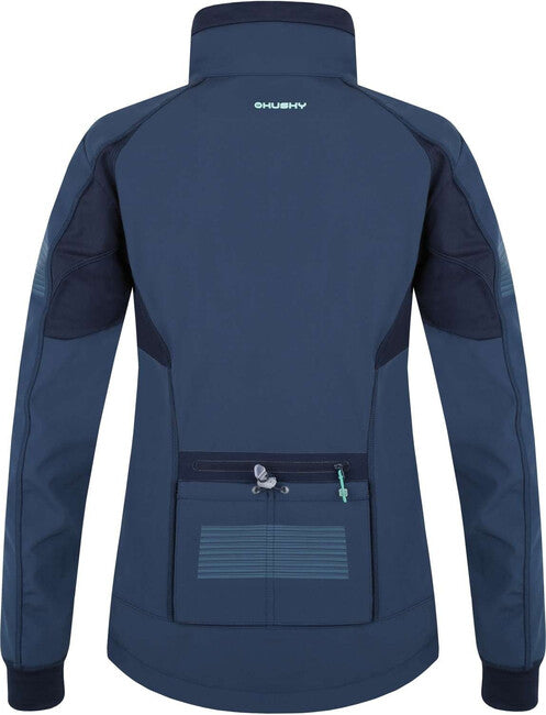 HUSKY Scooby γυναικείο softshell μπουφάν, σκούρο μπλε