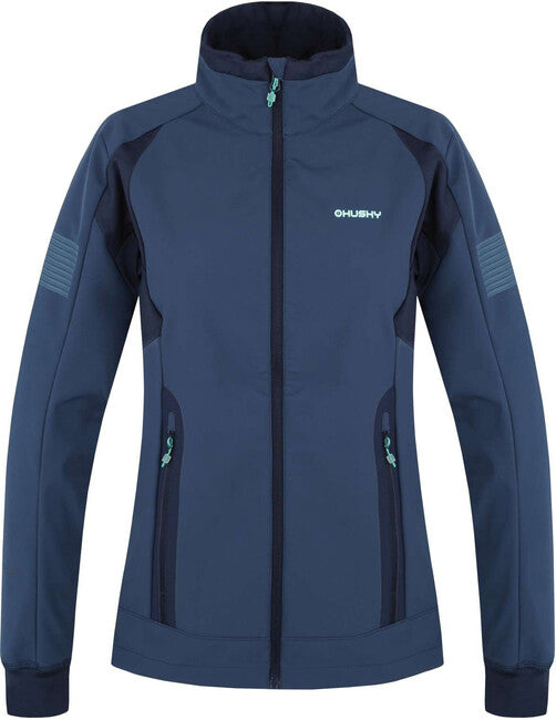 HUSKY Scooby γυναικείο softshell μπουφάν, σκούρο μπλε