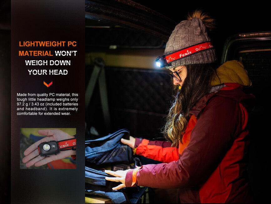 Fenix HL16 Headlamp, Pink (450 lumens)