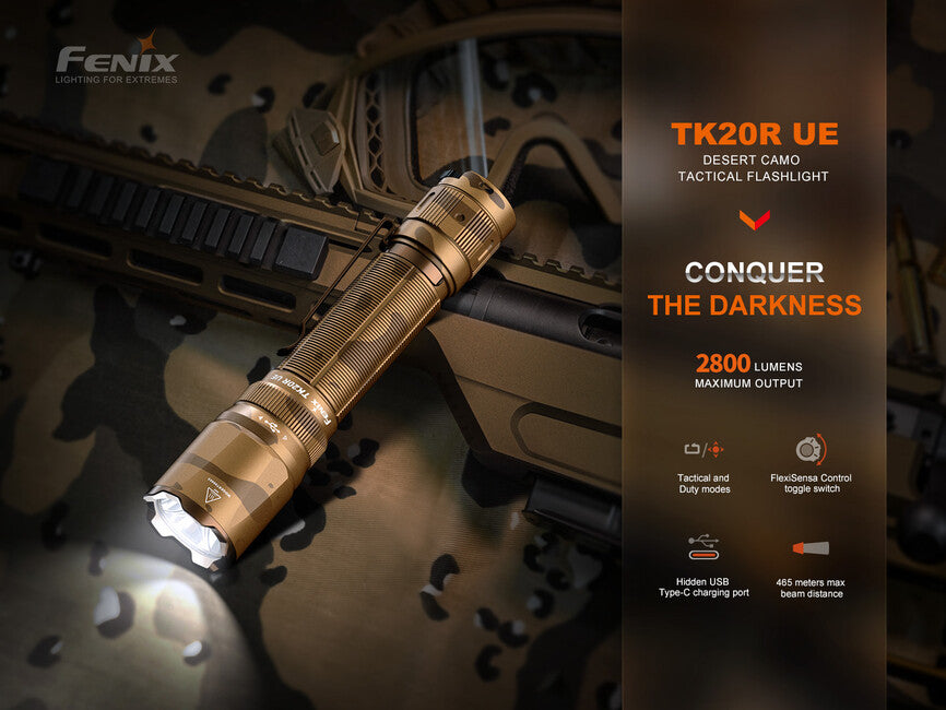 Fenix TK20R UE Flashlight, Grey