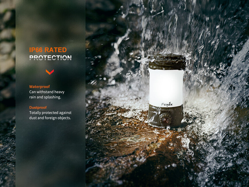 Fenix CL26R PRO Rechargeable Lantern, Grey Camo