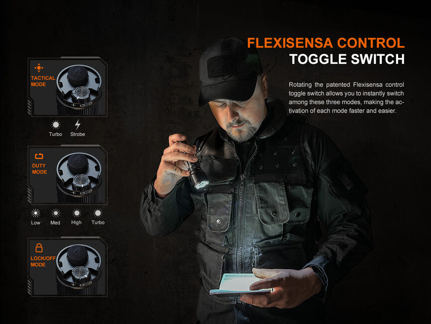 Fenix TK22R Tactical Rechargeable Flashlight