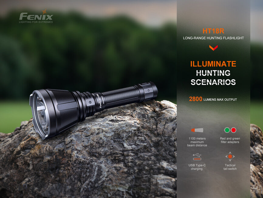 Fenix HT18R Rechargeable Hunting Headlamp