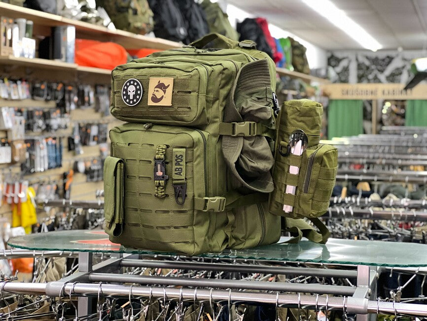 WARAGOD Soldat assault nahrbtnik 45L, črn