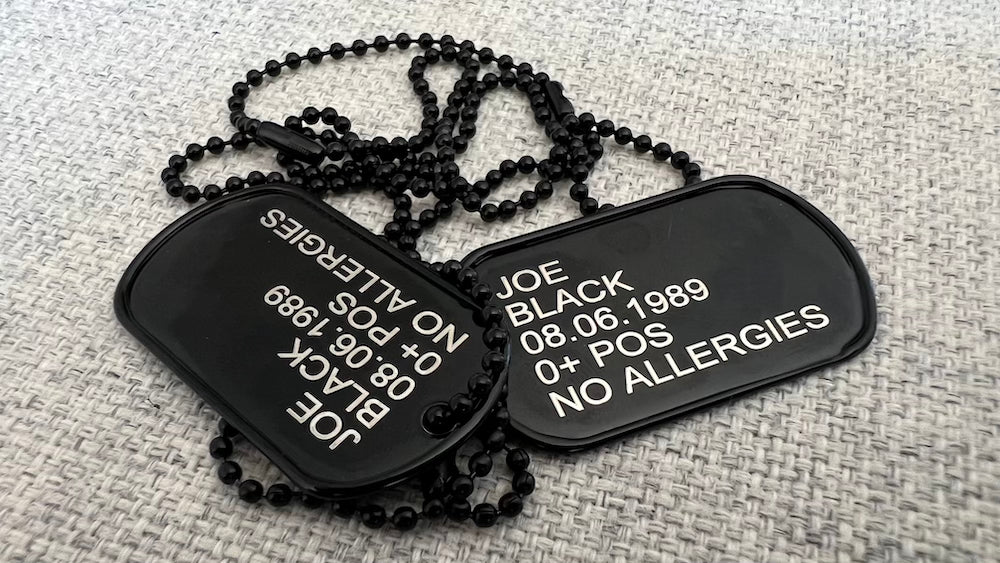 O&T Dog Tags Engraving