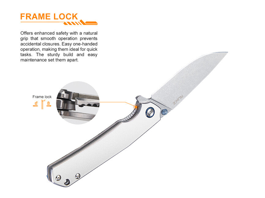 Ruike P801 nož, oranžen