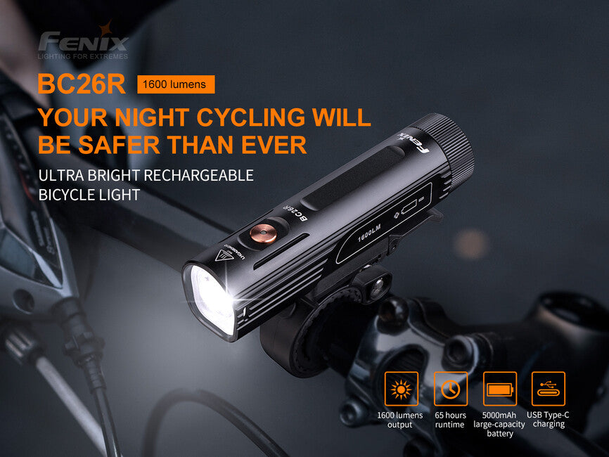 Fenix BC26R and BC05R V2.0 Bike Light Set