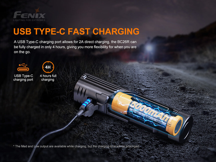 Fenix BC26R and BC05R V2.0 Bike Light Set