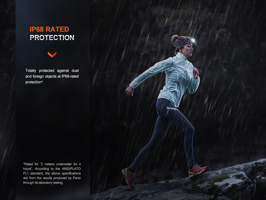 Fenix HM65R-T V2.0 Rechargeable Headlamp, Nebula