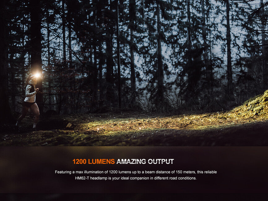 Fenix HM62-T Headlamp, Magma