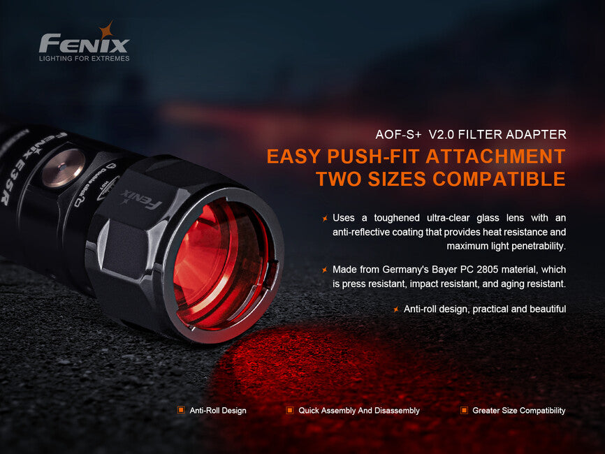 Fenix AOF-S+ V2.0 rdeči filter
