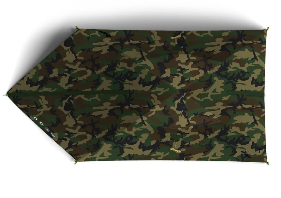 HUSKY Šotor Bizam 2 Outdoor vojaško zelena