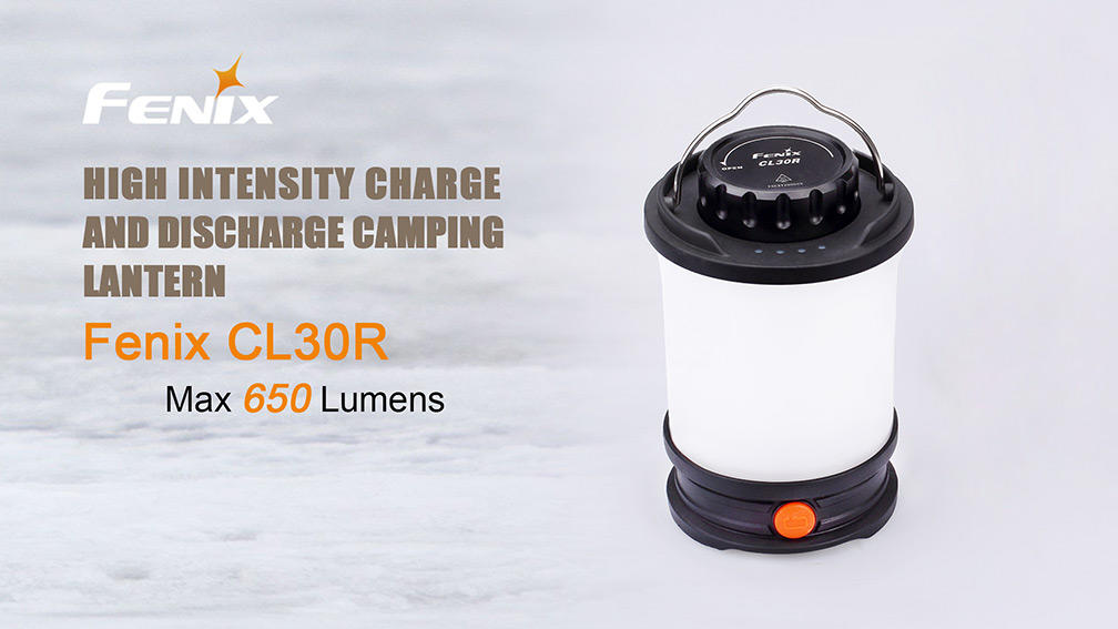 Fenix CL30R naglavna svetilka za polnjenje 650 lumnov