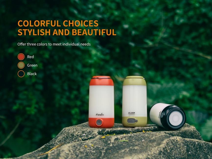 Fenix CL26R nabíjací lampáš, červený