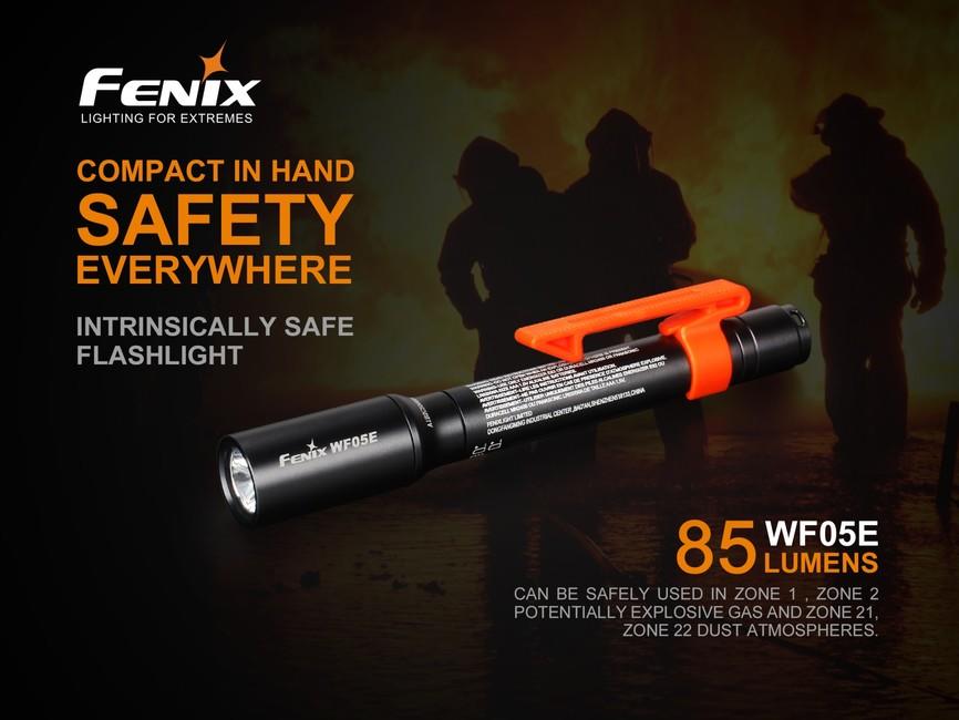 Fenix WF05E profesionalna svetilka, svetlo