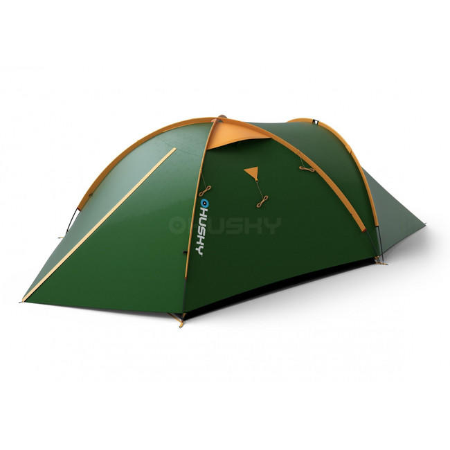 HUSKY Outdoor Bizon 4 šotor classic, zelena