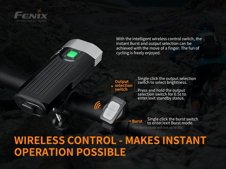 Fenix BC30 V2.0 φακός ποδηλάτου επαναφορτιζόμενος
