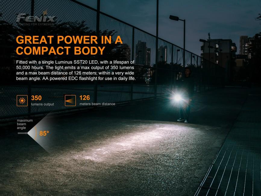 Fenix E20 V2.0 svetilka