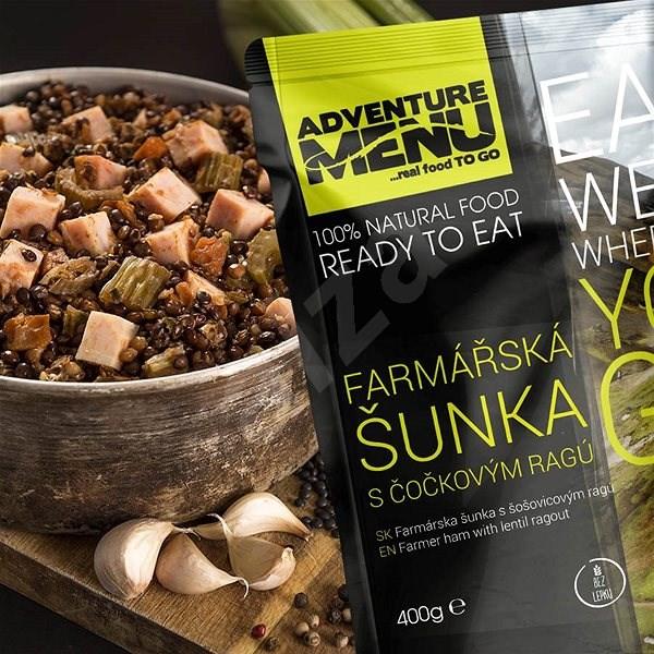 Adventure Menu Kmečka šunka s čočevičnim ragù 400g