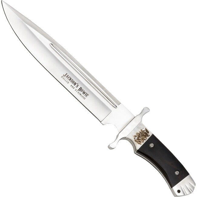 Haller Jackson's Bowie Μαχαίρι με Σταθερή Λάμα Hirschhorn
