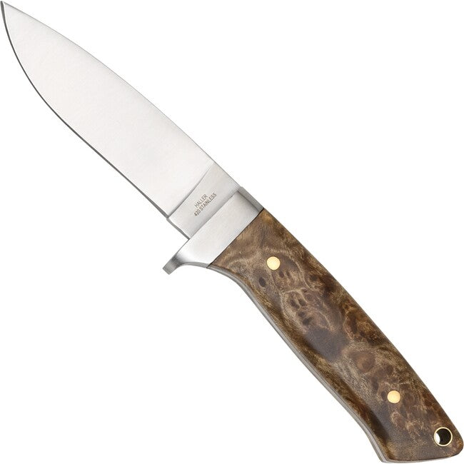 Haller Jagd Fixed Blade Knife, Root Wood