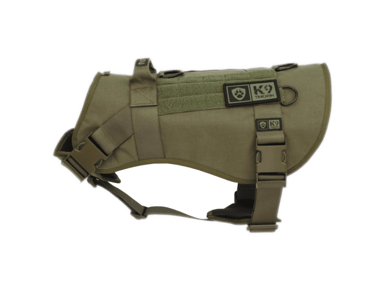 K9 Thorn Harness with Reflective Element Echo M, Olive