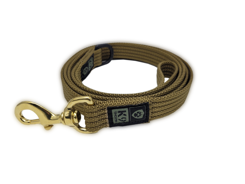 K9 Thorn Leash 150cm, Brown Coyote