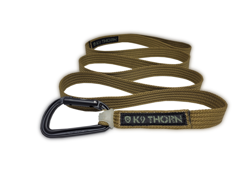 K9 Thorn Express Leash 200cm, Brown Coyote
