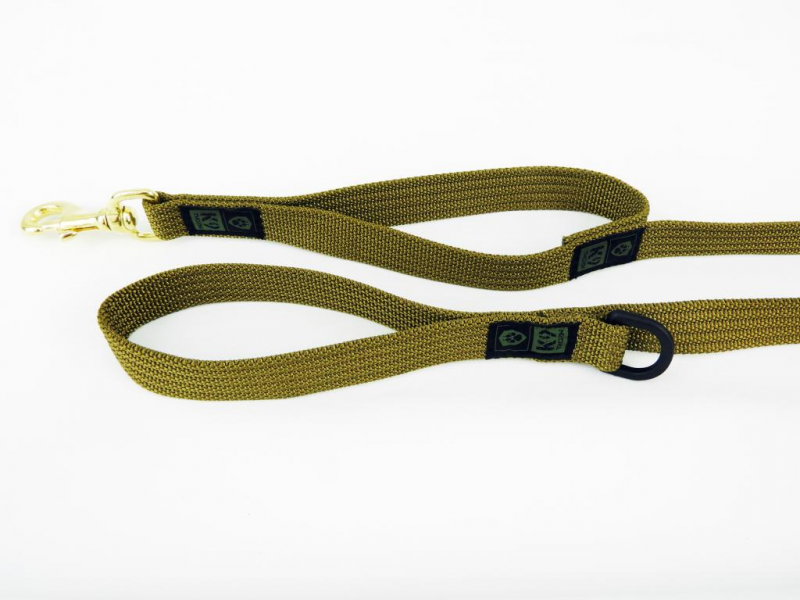 K9 Thorn Leash with 2 Handles 100cm, Coyote