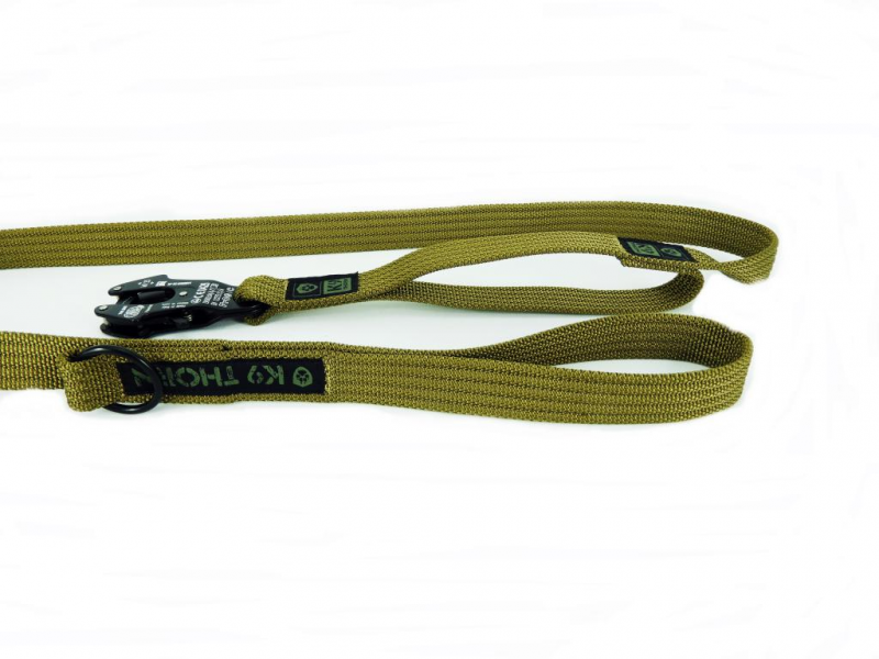 K9 Thorn Kong Frog vodilo s 2 ročaji 150cm, coyote