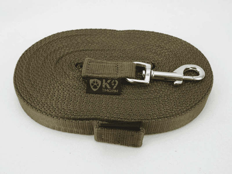 K9 Thorn Leash with Carabiner 20mm/5m, Olive