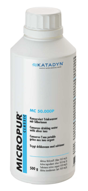 Katadyn Micropur Classic MC 50'000P prah za dezinfekcijo vode, 500g