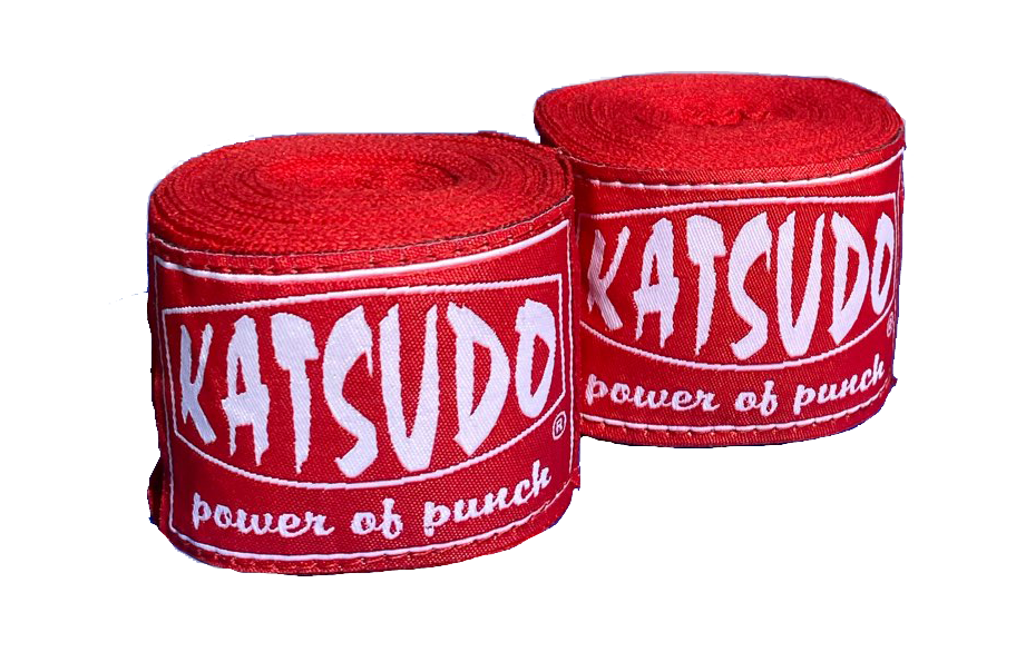 Katsudo Path elastična bokserska bandaž, rdeča