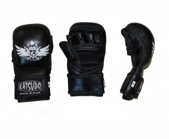 Katsudo Revenge trening MMA rokavice, črne