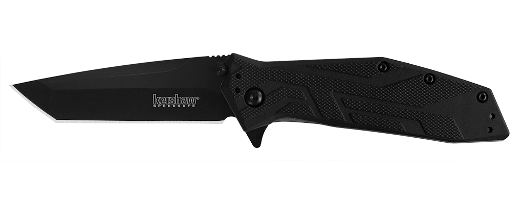 Kershaw BRAWLER žepni nož 7,6 cm, popolnoma črn, GFN