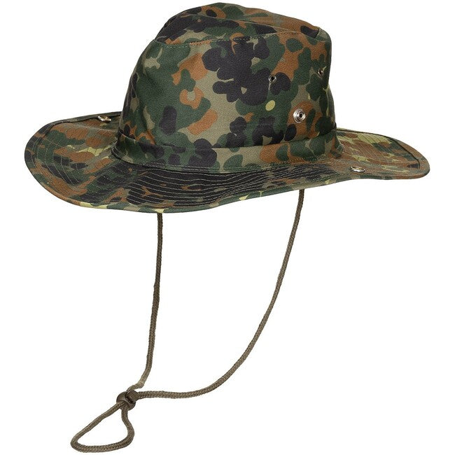 MFH Bush kučma s šnurko, BW camo