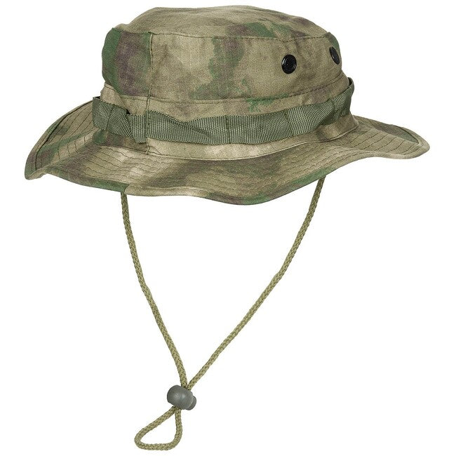 MFH GI Bush Američki klobuk Rip stop s šnurkom, HDT-camo FG