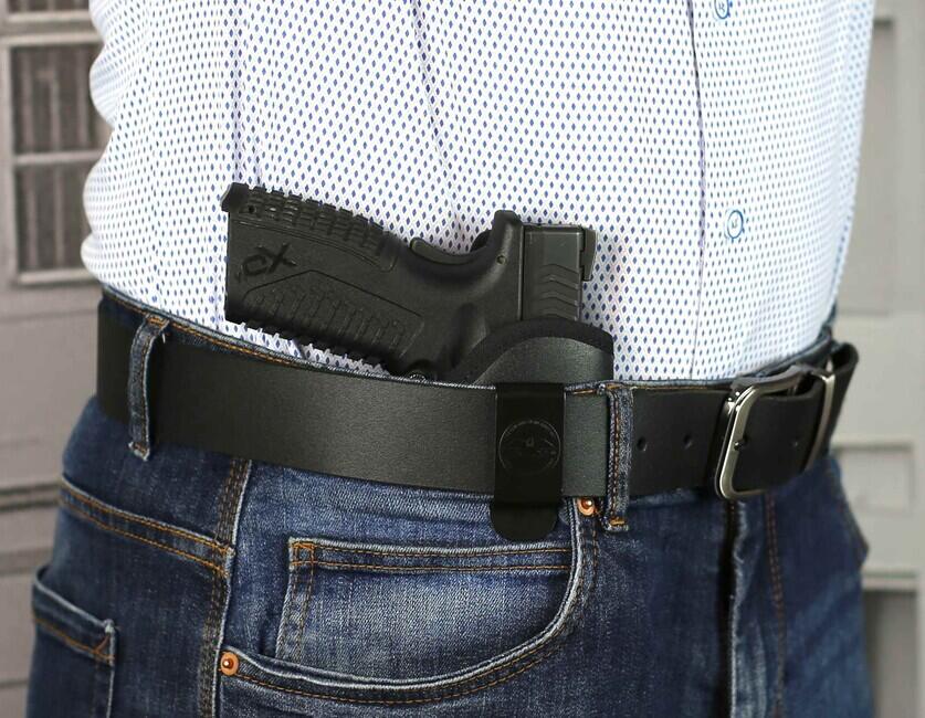 Falco Smith IWB Nylon Holster for Glock 43X, Black Right