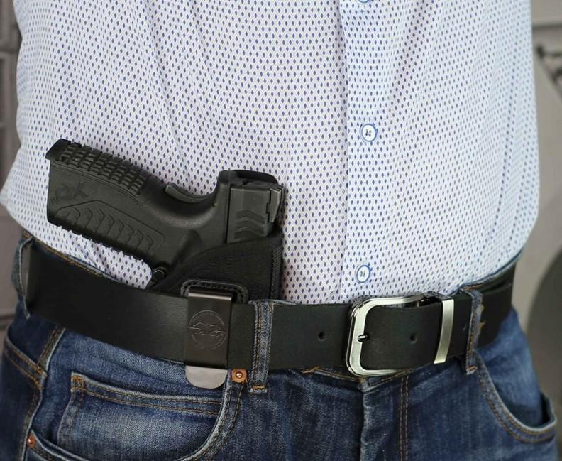 Falco Nylon Holster for Concealed Carry Glock 17, Black Right-Handed