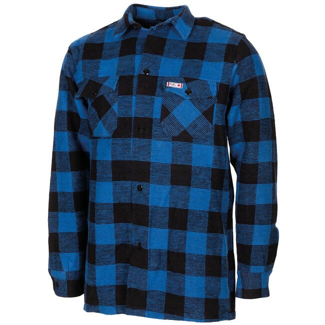 Fox Outdoor tesarjeva flaneljena srajca, modro-črna