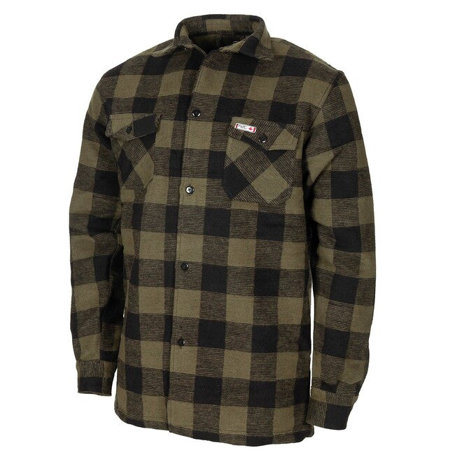 Fox Outdoor drvarska flanelna srajca, OD green-črna