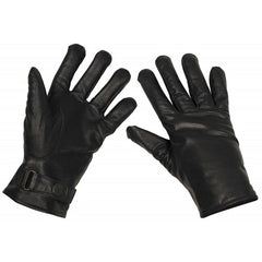MFH BW Leather Gloves, Black