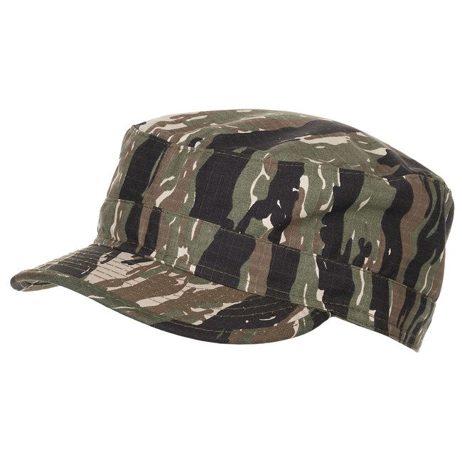 MFH BDU Rip-Stop Field Cap, Tiger Stripe