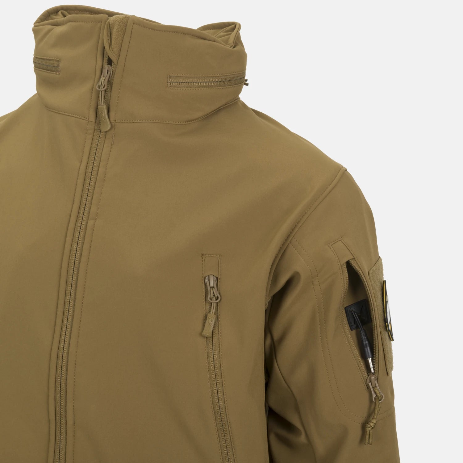 Helikon-Tex GUNFIGHTER bunda Shark Skin, zelená – detail 7