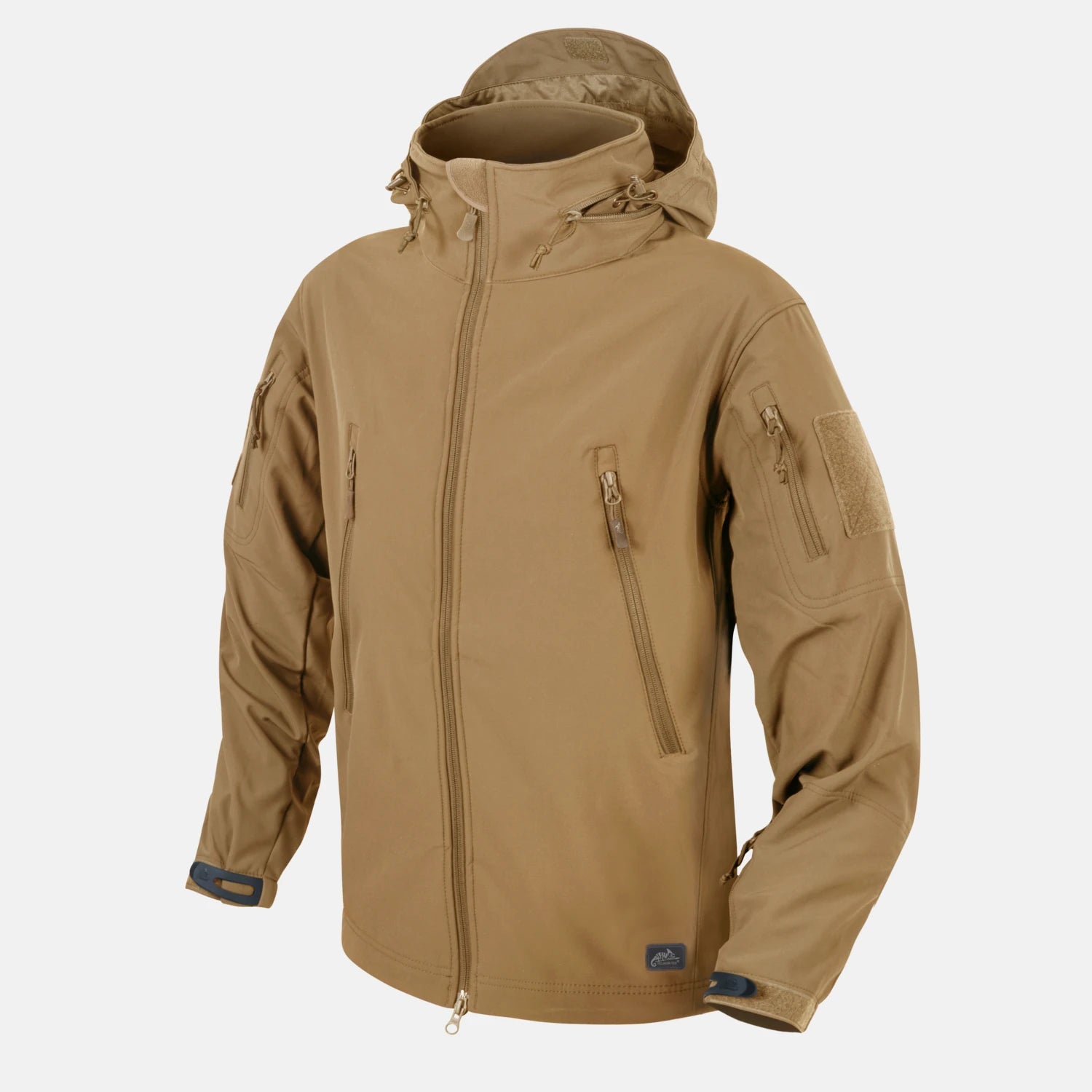 Helikon-Tex GUNFIGHTER bunda Shark Skin, Flecktarn – kapucňa