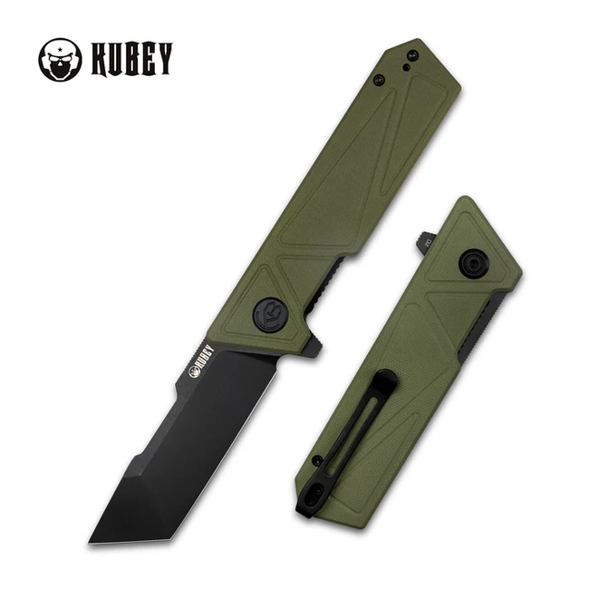 KUBEY Avenger Outdoor preklopni nož, zelena
