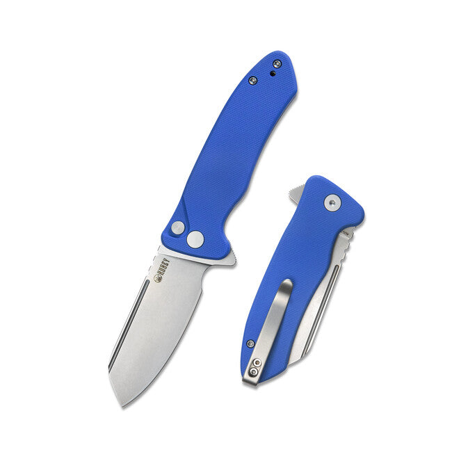 KUBEY Creon S preklopni nož, modra G10